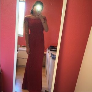 Long Red prom/formal gown